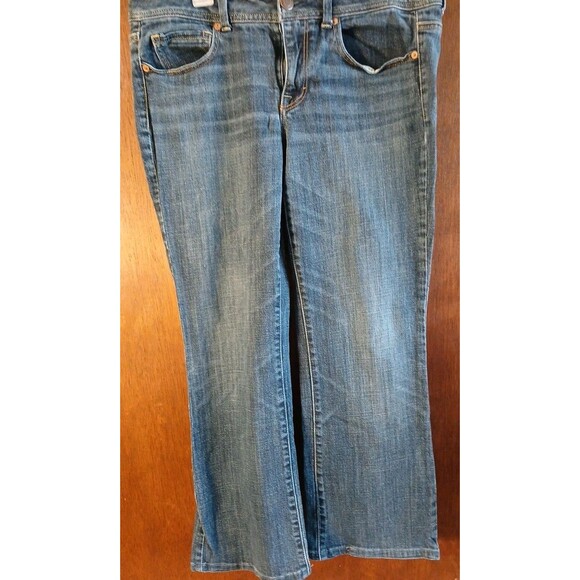 American Eagle Original Boot Womens Stretch Jeans Sz 12 Regular Medium Wash - Picture 2 of 16